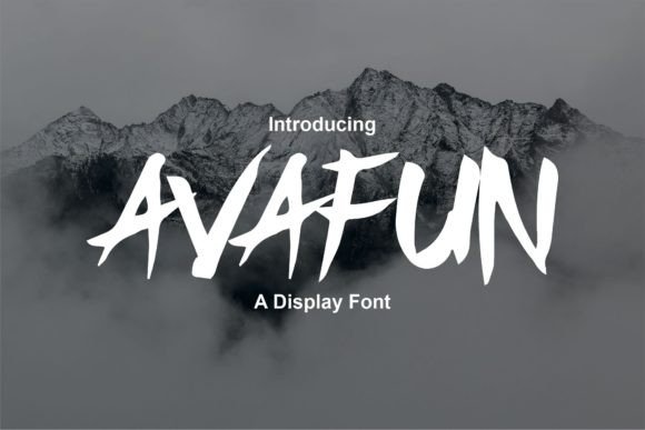 Avafun: A Bold Display Font for Impactful Design