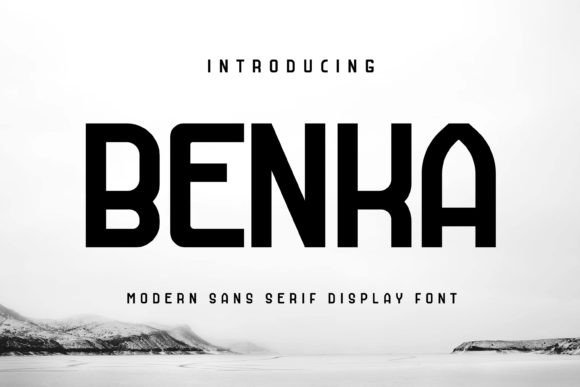 Benka: A Modern Sans Display Font for Bold Design