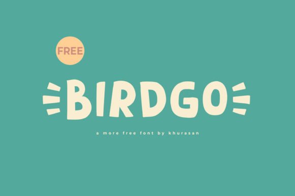 Birdgo: A Modern Display Font for Bold Designs