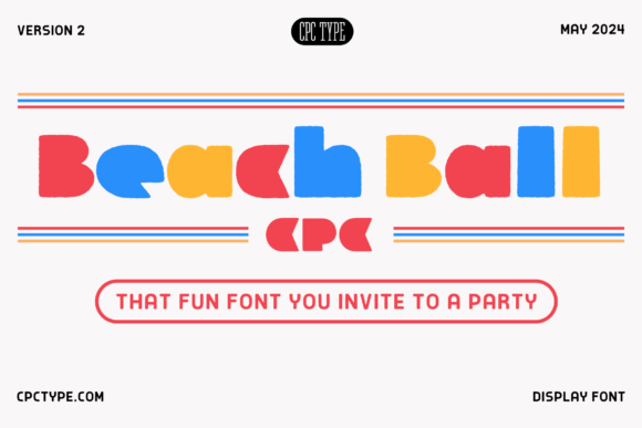 Bring the Summer Vibe to Life with Beach Ball CPC and Playful Typography