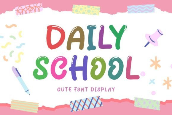 Bringing Playful Energy to Design with Daily School Font