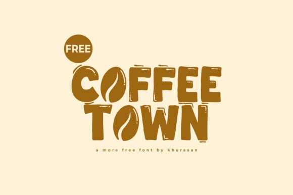 Coffee Town: A Modern Display Font for Creative Projects