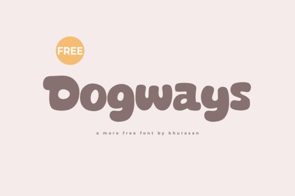 Dogways: A Modern Display Font for Impactful Visual Design