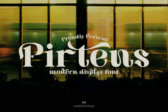 Elevating Visual Identity with Pirtens: A Display Font for the Modern Cultural Landscape