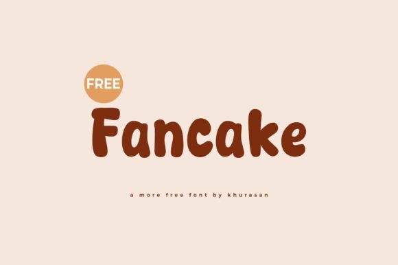 Fancake: A Modern Display Font for Bold Designs