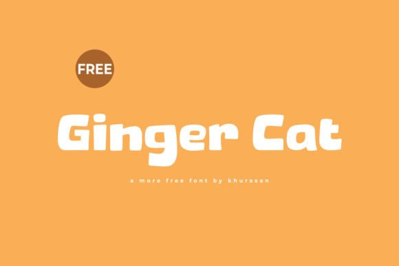 Ginger Cat: A Modern Display Font for Standout Designs