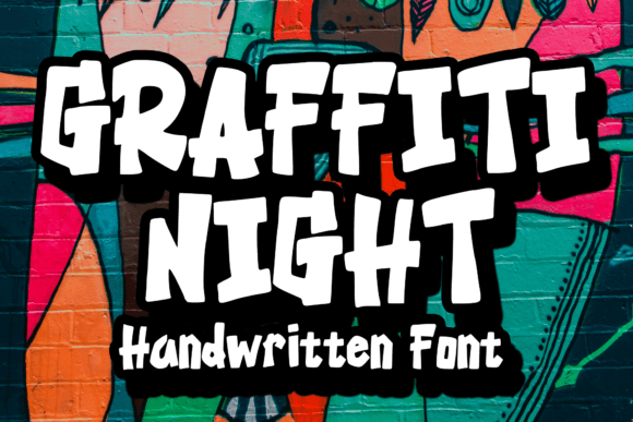 Graffiti Night: Capturing the Spirit of Urban Art in Typography