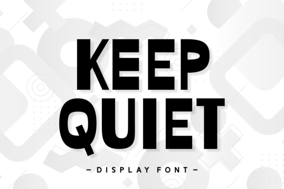 Keep Quiet: A Practical Evaluation of a Bold Yet Playful Display Font