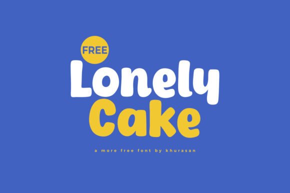 Lonely Cake: A Modern Display Font for Professional Design Workflows
