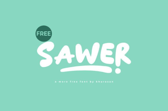Sawer: A Modern Display Font for Bold Designs