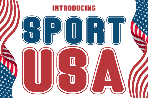 Sport USA: The Dynamic Display Font That Brings Athletic Energy to Your Designs