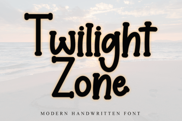 Twilight Zone: A Quirky Display Font for Cheerful and Playful Designs