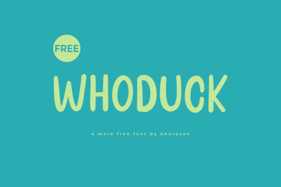 Whoduck: A Modern Display Font for High-Impact Design
