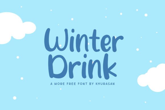 Winter Drink: A Modern Display Font for Bold Designs